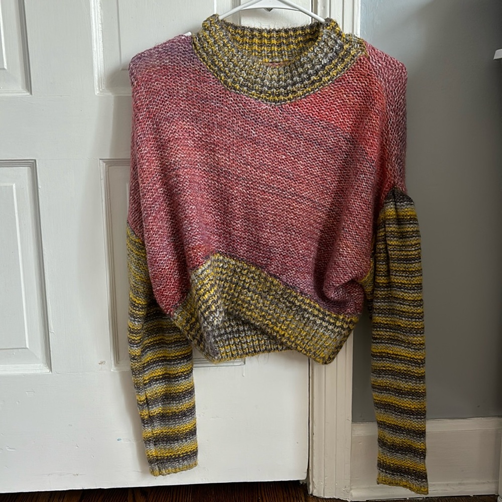 Urban outfitters semi cropped knit sweater